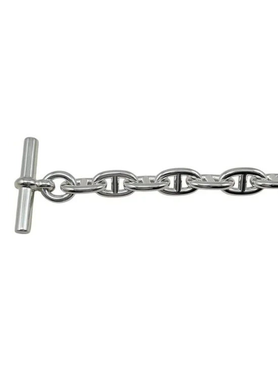 Hermes Bracelet Chaine D'ancre MM 014 14 Links Silver - Picture 3 of 8